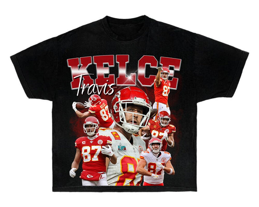 Travis Kelce PNG T-shirt Design File 4500x5100 Pixel Instant Download ...