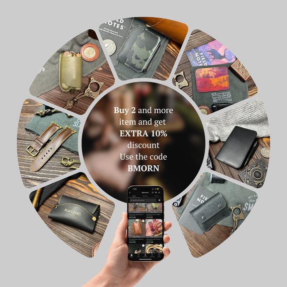 Portafoglio porta carte in pelle, marrone cognac – Borsa sottile - Main Image