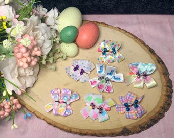 Easter/Spring Bows Dog Bows for Groomers- Bulk - 30 Pairs - 60 Bows!