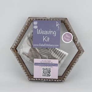Small - Handmade Hexagon Pin Loom Kit - Compact, Portable, & Beginner Friendly
