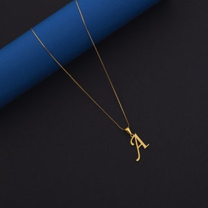 Custom Initial Necklace | Personalised Letter Necklace | Letter Charm Necklace | Minimalist Letter Necklace | Birthday Gift For Her | Gift