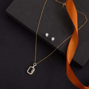 Black Onyx Necklace | Onyx Necklace | Bridesmaid Gifts | Dainty Minimalist Necklace | Onyx Pendant | Christmas Gift | Gift for Her