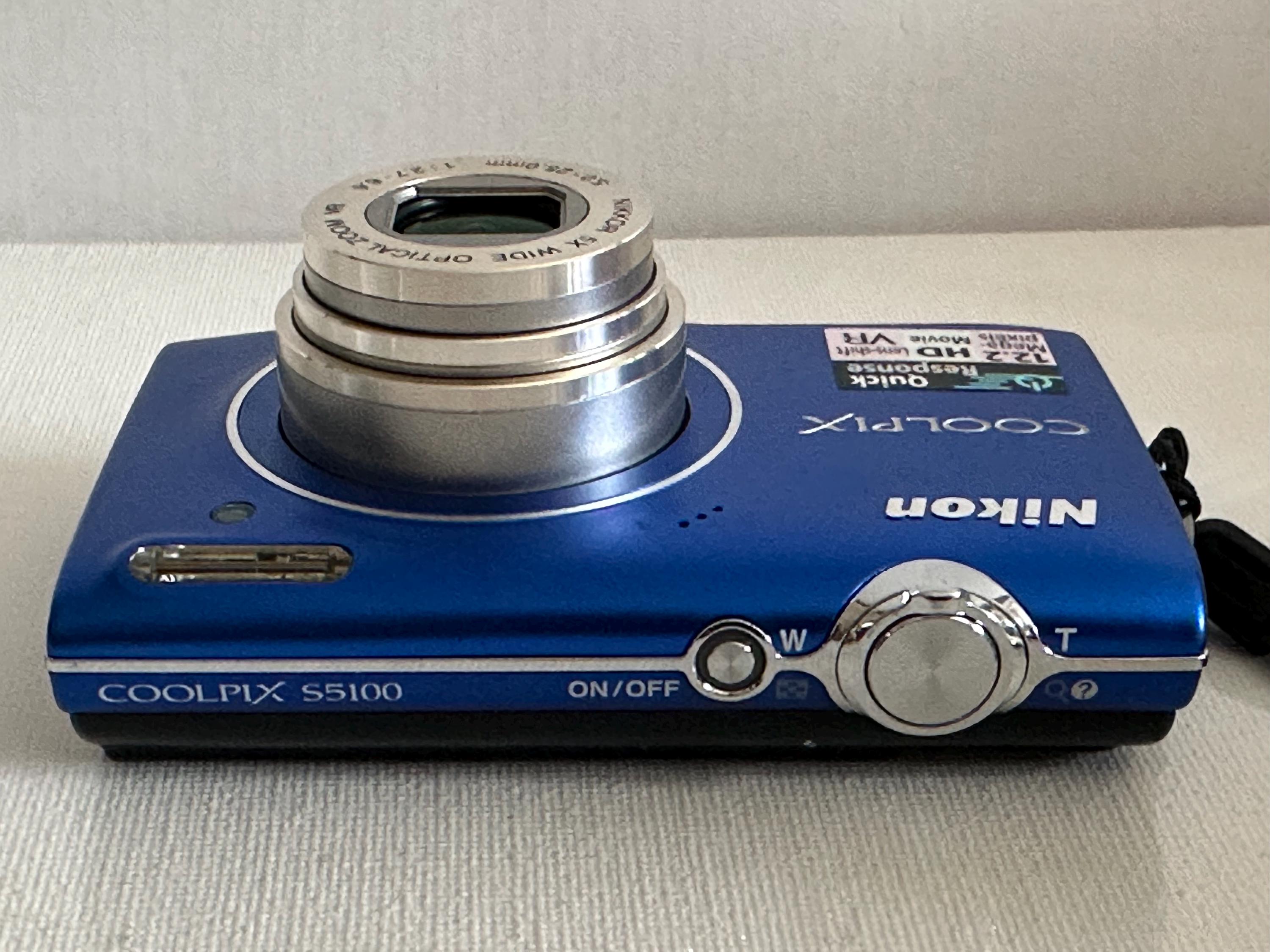Digital Camera Nikon Coolpix S5100 12.2 MP - Etsy