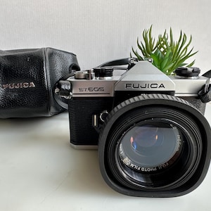 Film SLR camera Fujica ST605 35 mm with Fujinon lens 1:2.2 f=55