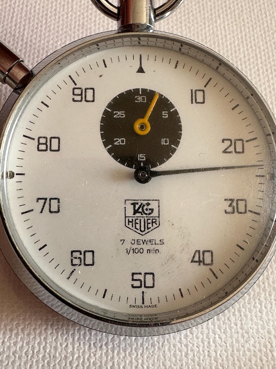 TAG Heuer ストップウォッチ 7JEWELS 60秒計測 手巻き