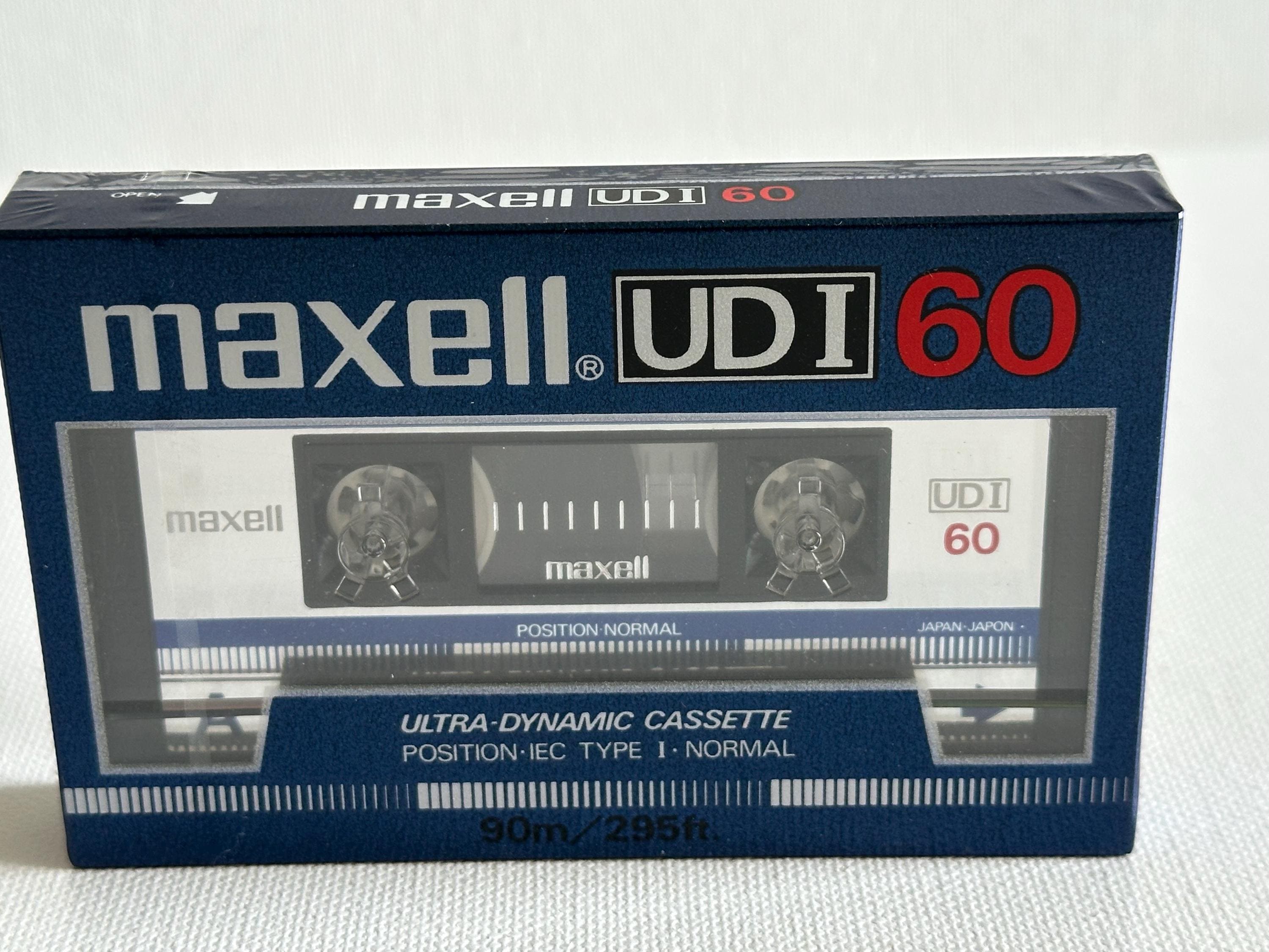 Two Audio Cassettes Maxell XLII-S and Maxell UDI 60 Minutes Each