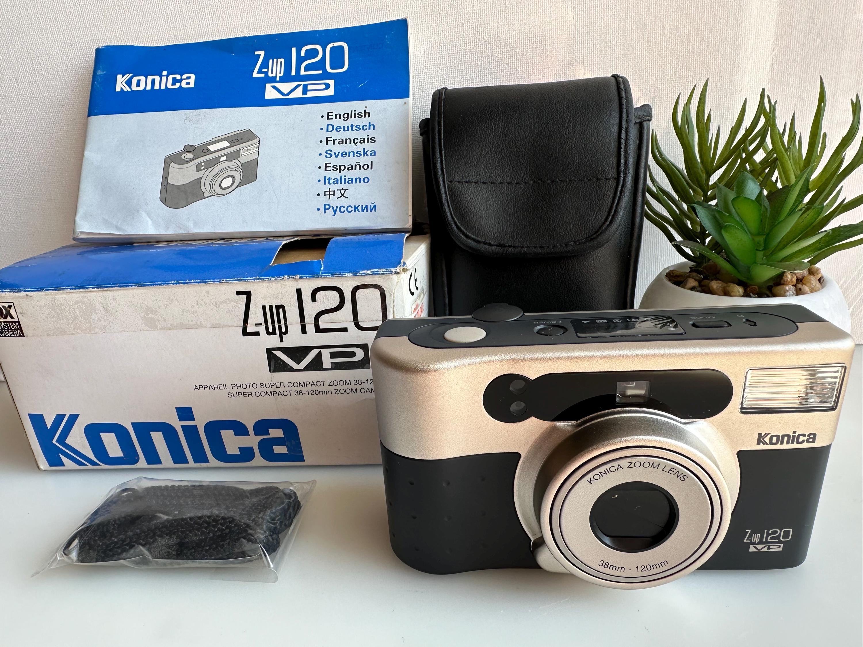 【撮影済み】Konica Z-up 120 ケース付き Konica Z-up 120 VP 35mm Point and Shoot Film Camera - Etsy