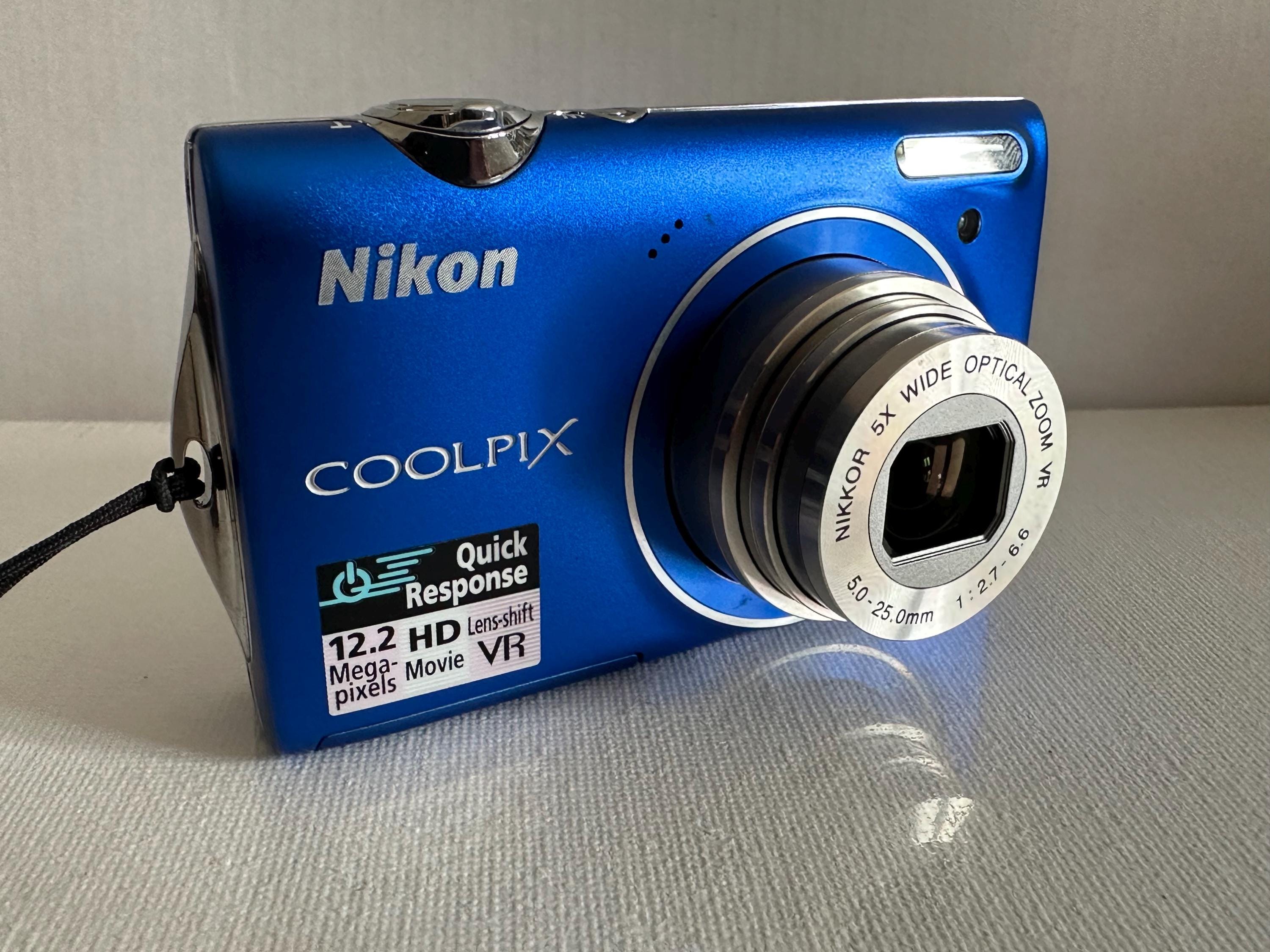 Digital Camera Nikon Coolpix S5100 12.2 MP - Etsy