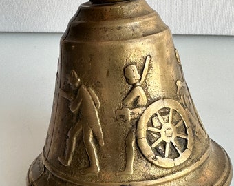 Cloche de table Napoléon en bronze / laiton - Bronze