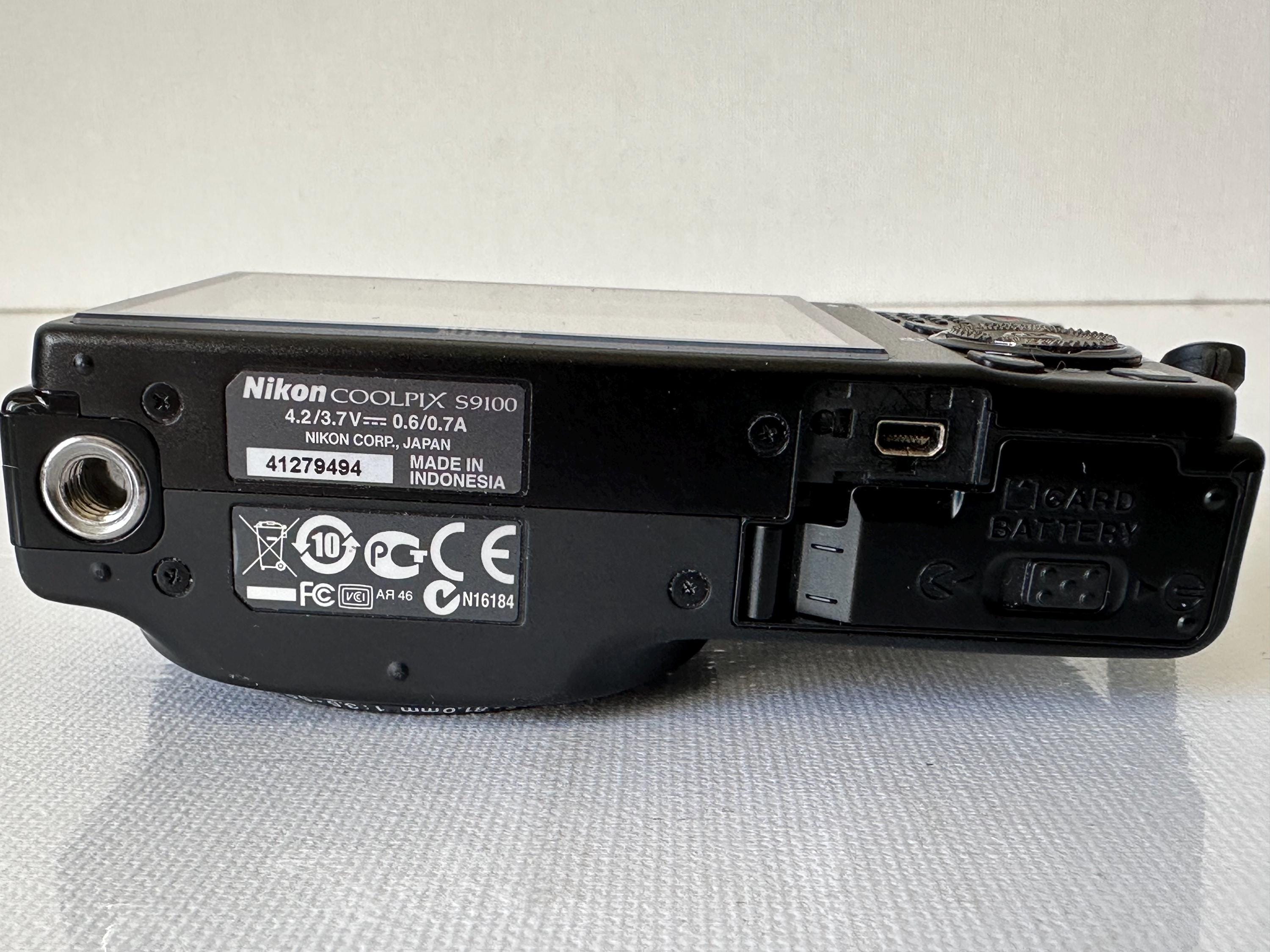 Digital Camera Nikon Coolpix S9100 12.1 MP - Etsy Israel