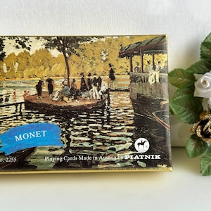 Playing cards double deck 2x55 MONET PIATNIK Austria