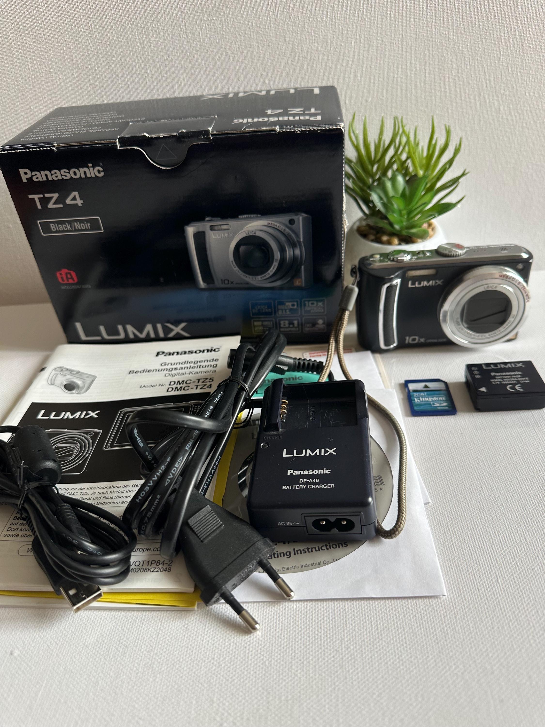 Digital Camera Panasonic Lumix DMC-TZ4 8.1 MP - Etsy