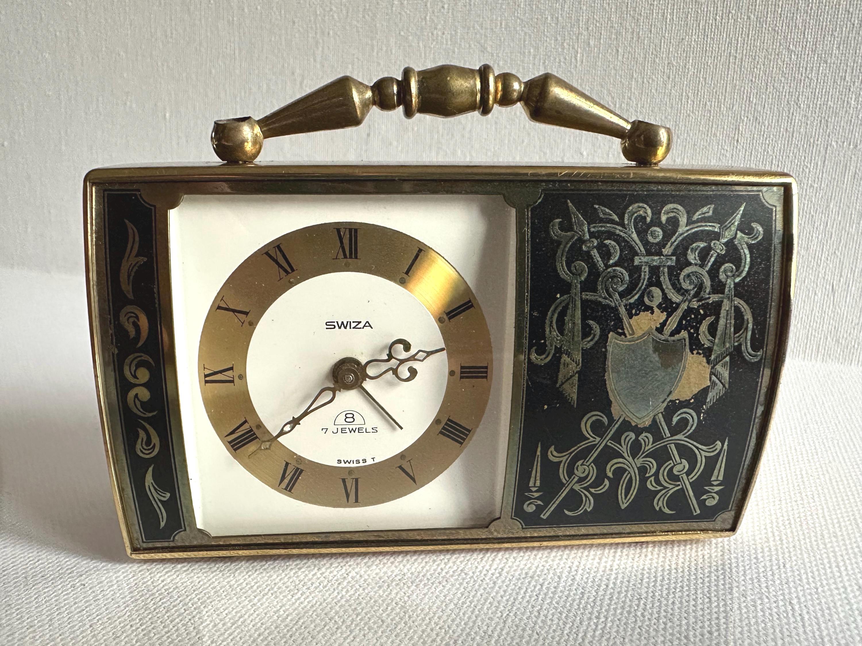 Brass swiza clock - Etsy 日本