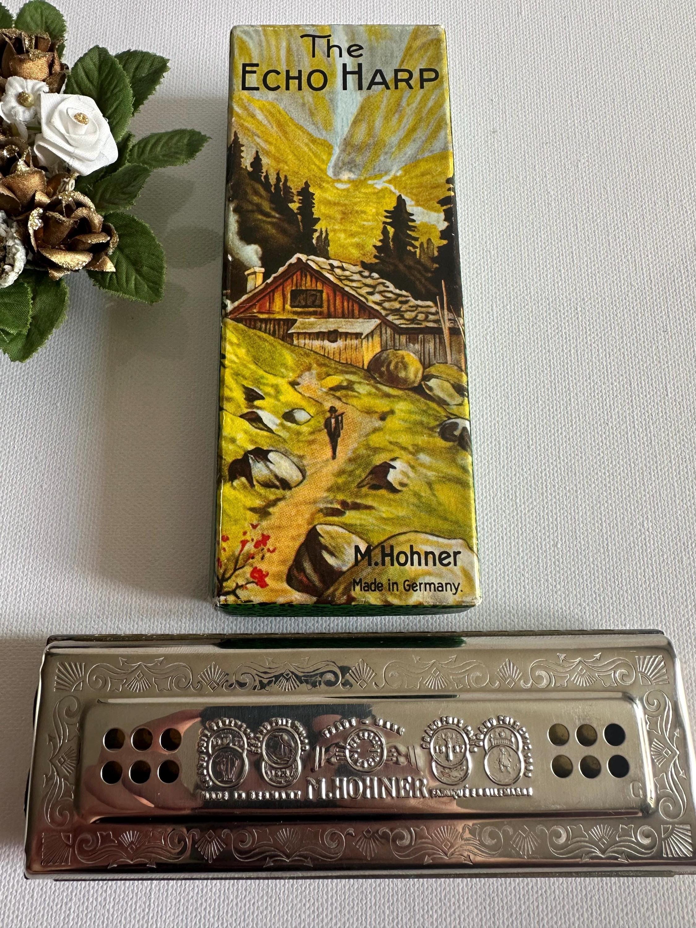 Vintage Double-sided Harmonica M. Hohner Echo Harp Model 55/80 M2
