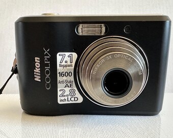 Digital Camera Nikon Coolpix L16 7.1 MP - Etsy