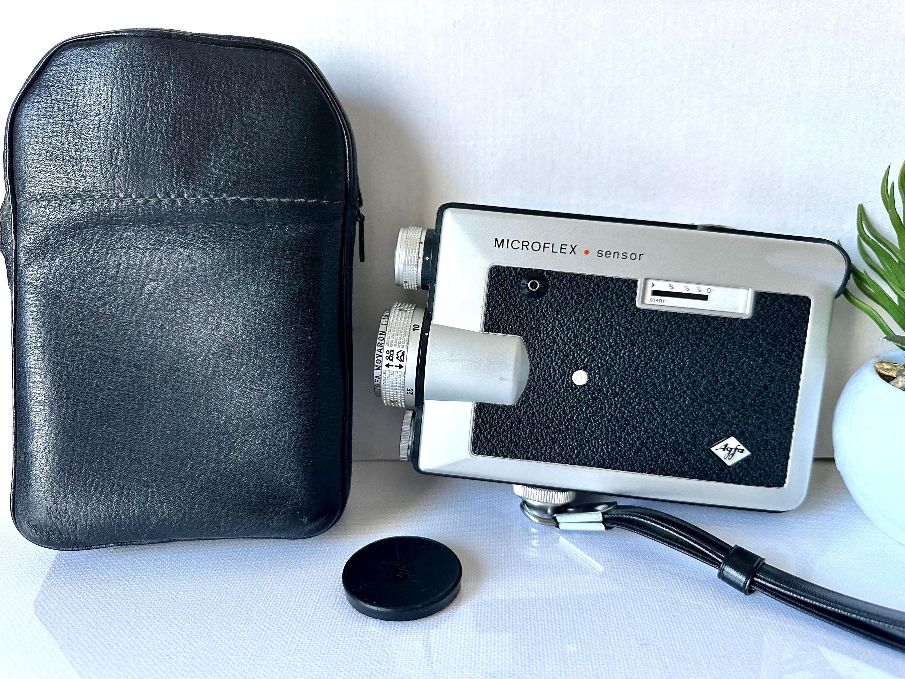 Vintage Agfa Microflex Film Camera With Super 8 Mm Sensor Retro