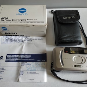 Camera Minolta AF 50 Big Finder Point and Shoot, working, tested