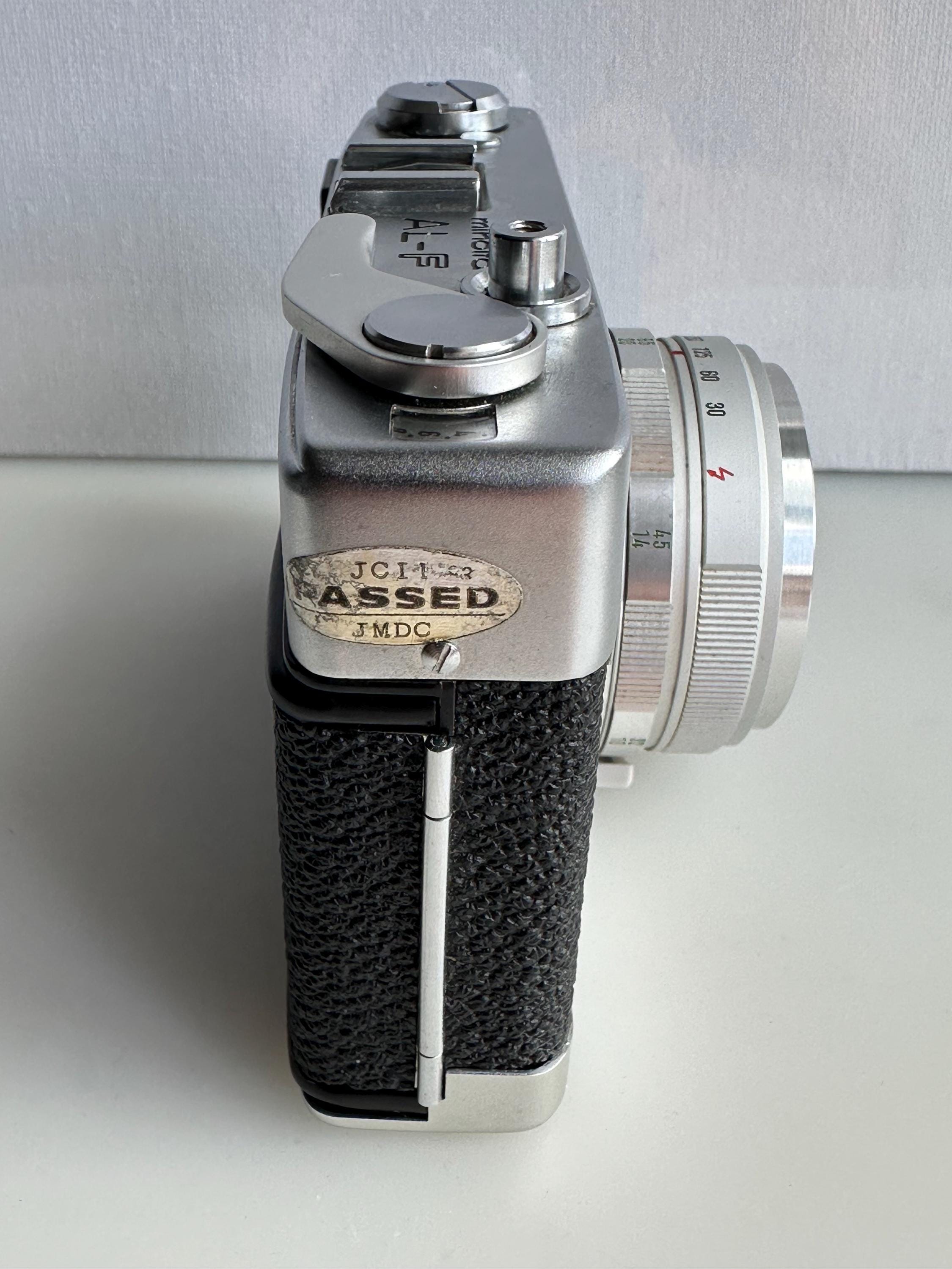ビンテージレンジファインダーカメラ ミノルタ AL-F、レンズ