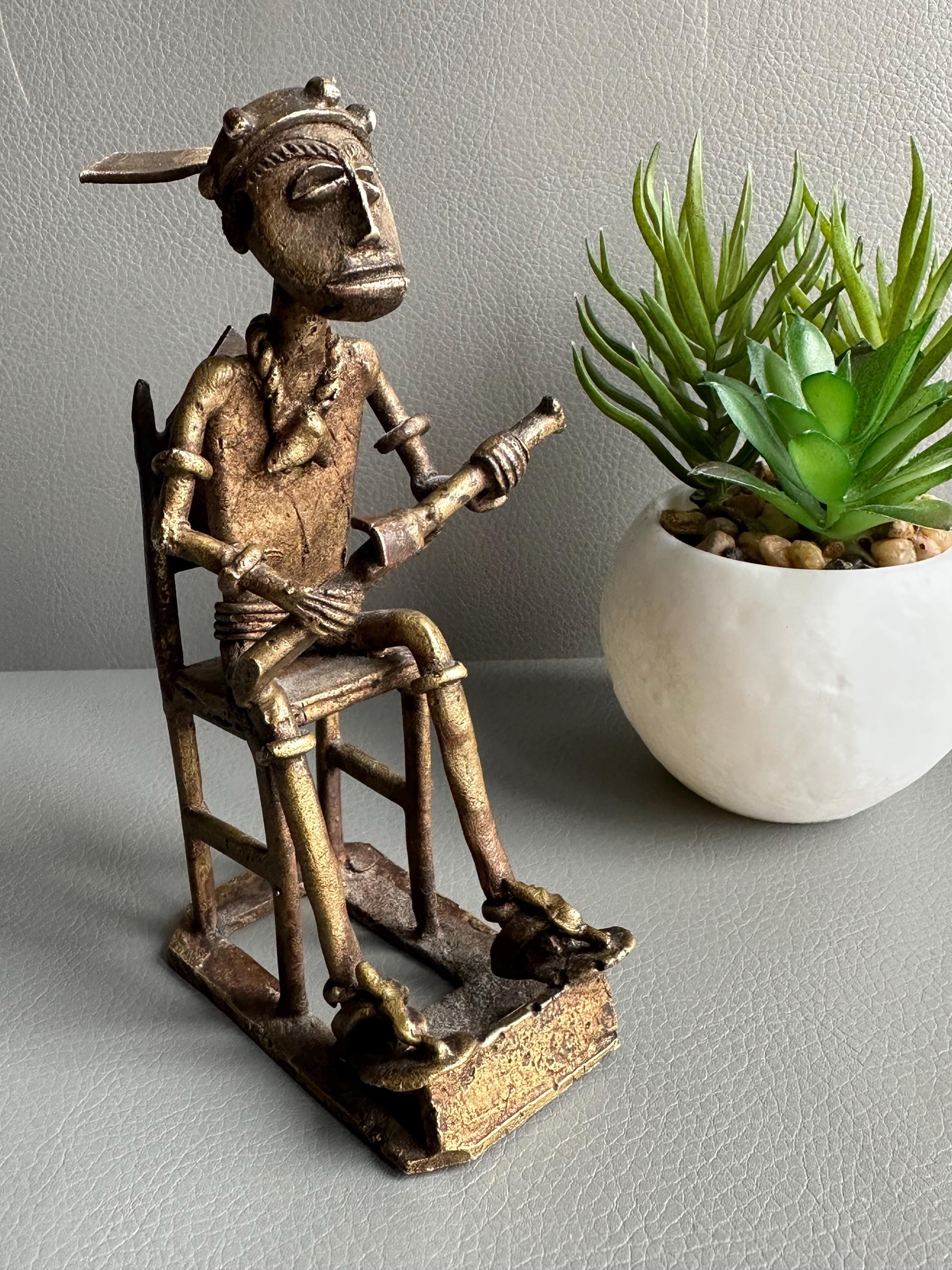 古代エジプト、アフリカアンティーク ビブリオポリ-古代エジプト-女性像