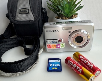 Pentax Optio S50 Vintage Digital Camera Working but Shows Signs of