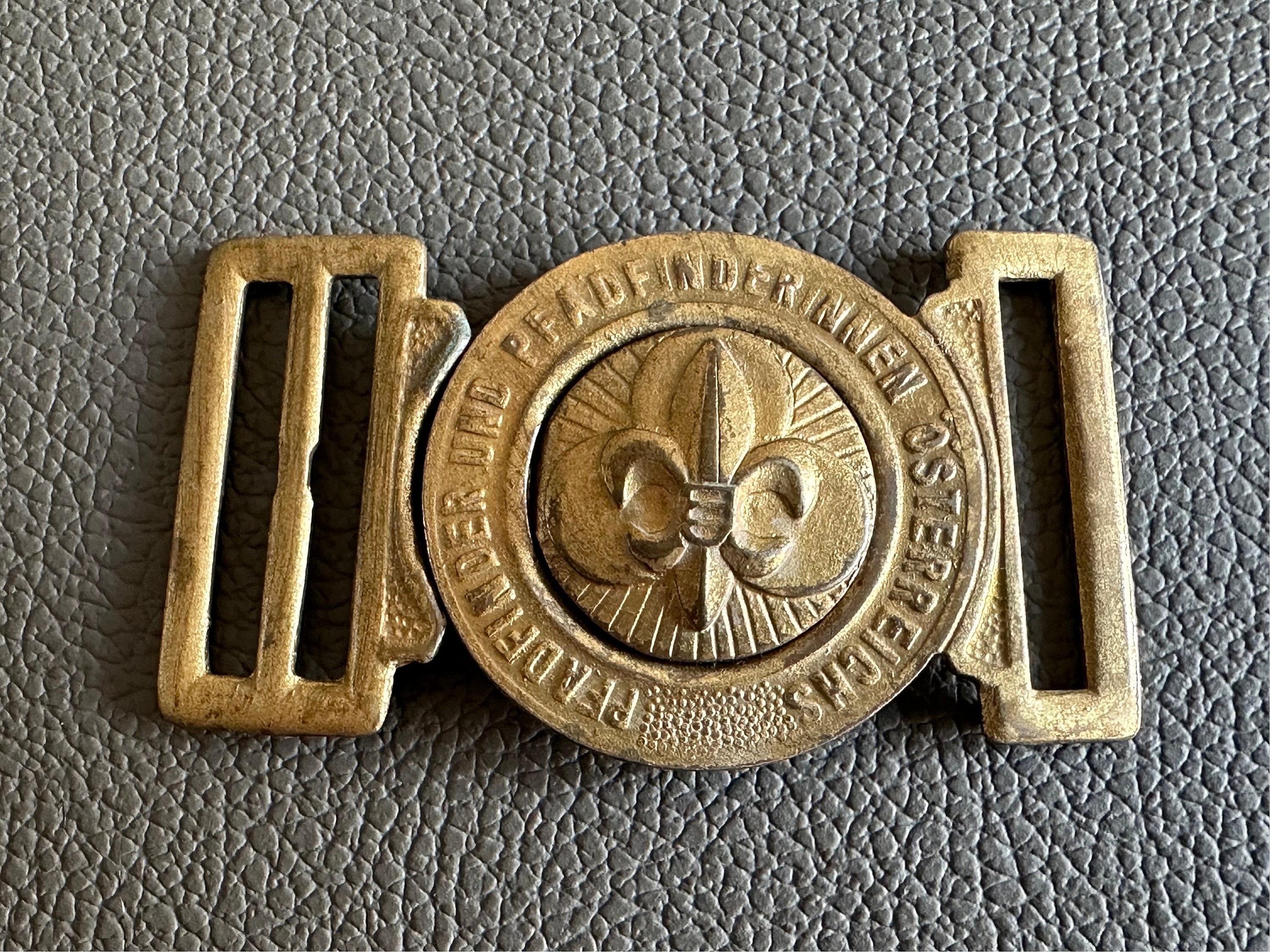 Vintage Austrian Boy Scout Belt Buckle Etsy UK