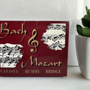 Playing cards double deck 2x55 Bach Mozart