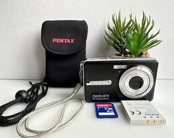 Digital Camera Pentax Optio E75 10.1 MP - Etsy