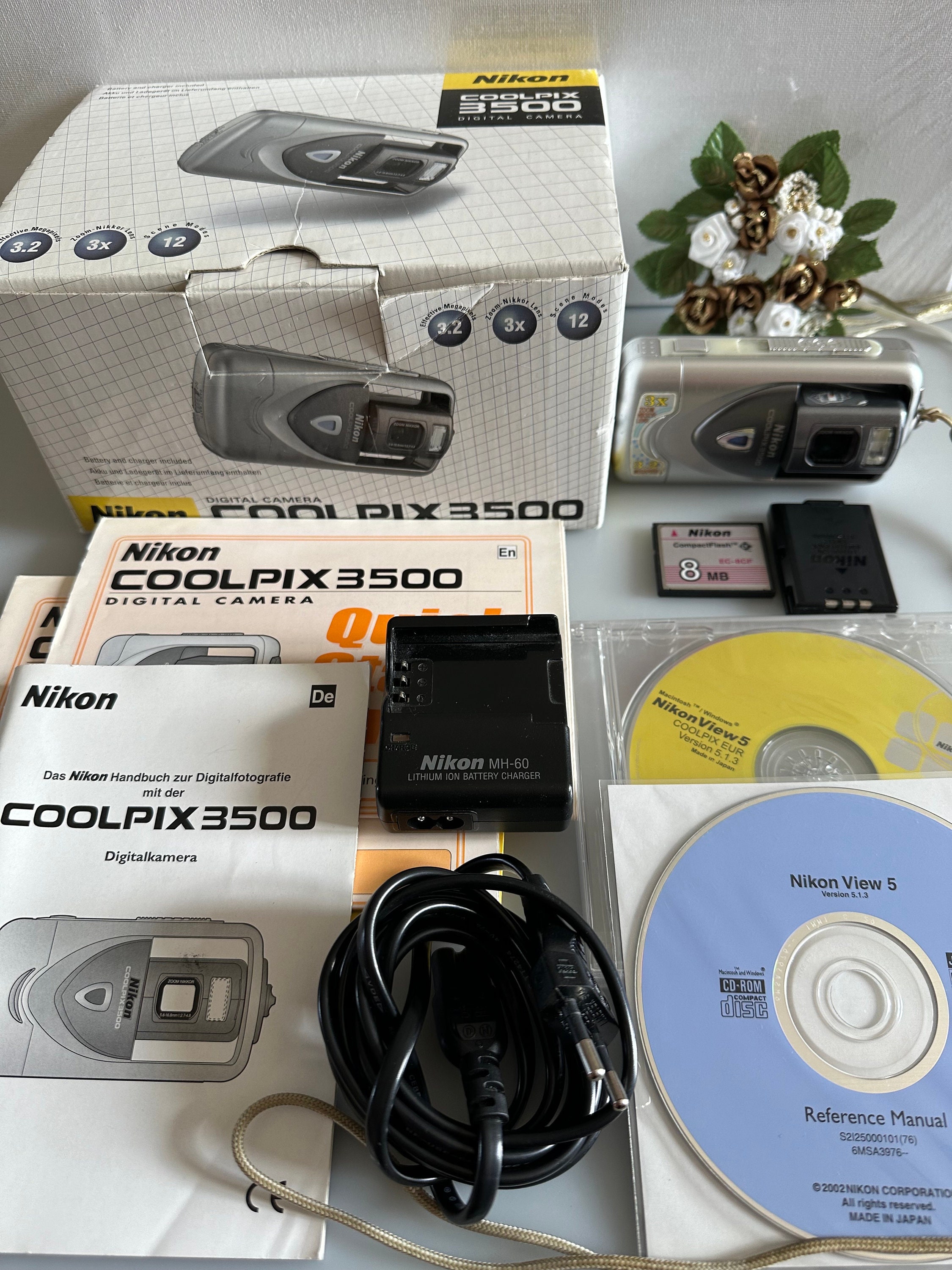 Digital Camera Nikon Coolpix 3500 Rotating Lens - Etsy