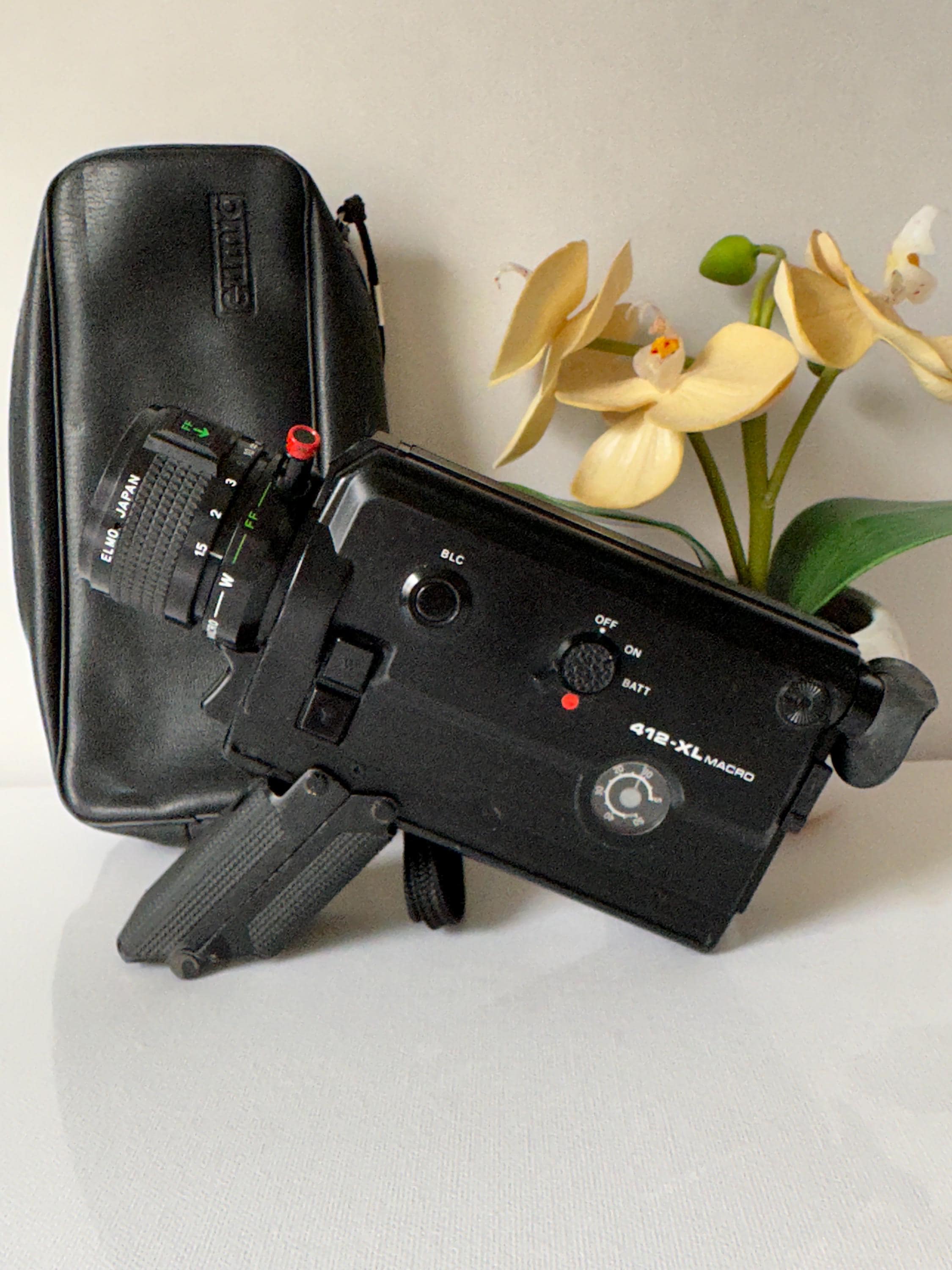 ELMO JAVAR 中判カメラ 75mmレンズ付き Film Camera Elmo 412-XL Macro Super 8 - Etsy