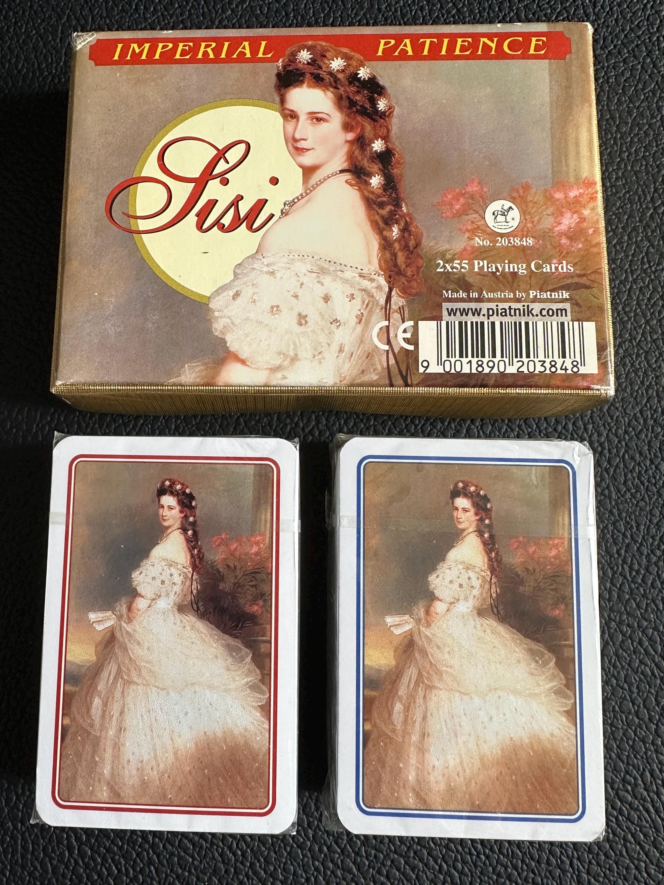 Playing cards "Sissi Patience" 2x55 Piatnik Austria
