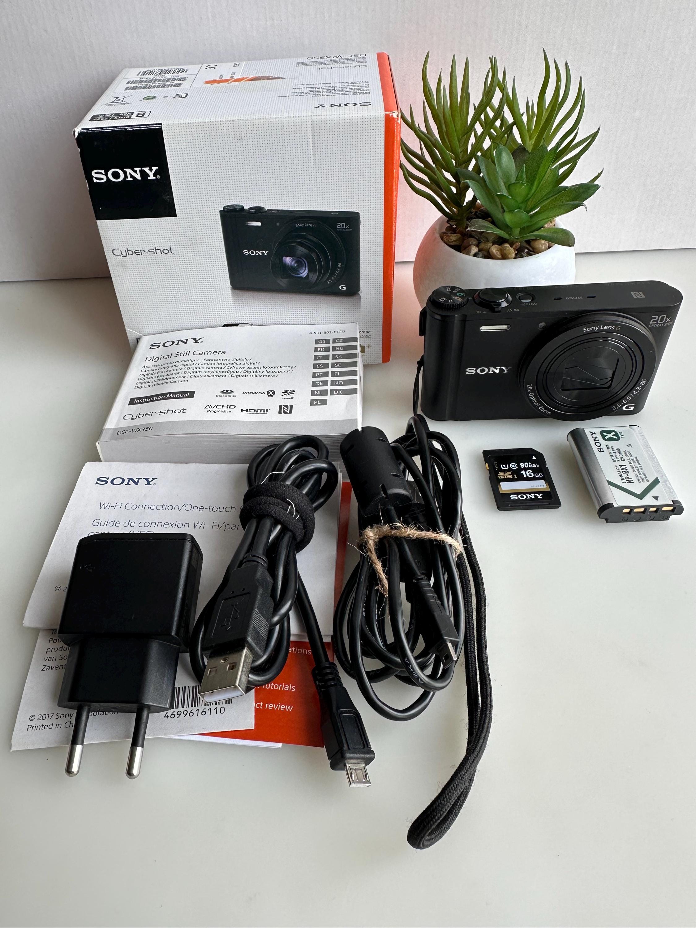 Digital Camera Sony Cyber-shot DSC- WX350 18.2 MP - Etsy