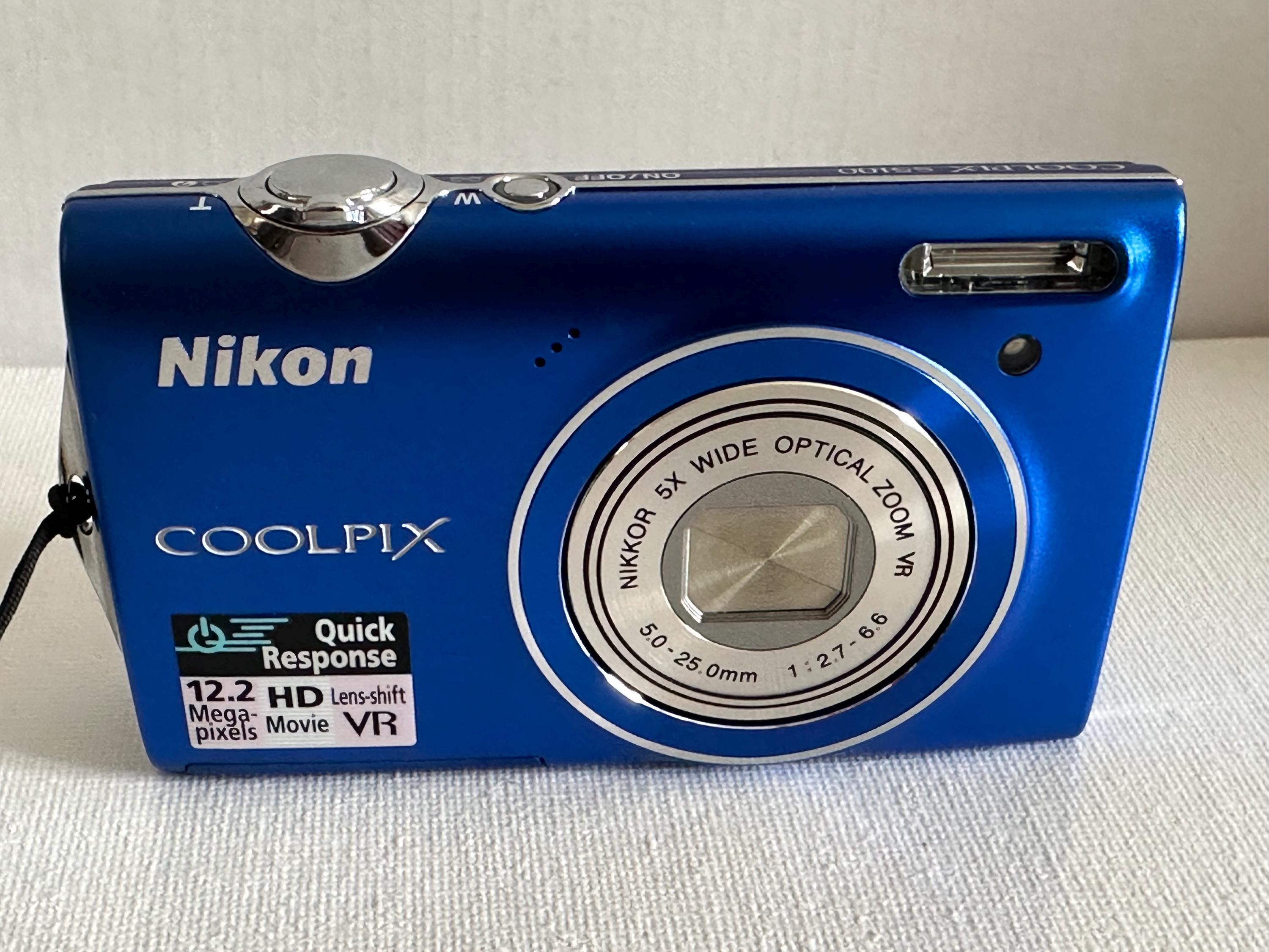 Digital Camera Nikon Coolpix S5100 12.2 MP - Etsy