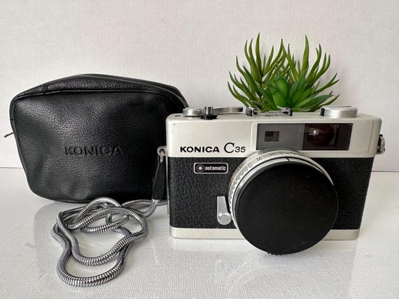 Film Camera Automatic Konica C35 35 Mm - Etsy