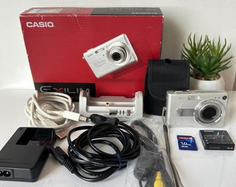 Casio Exilim EX-Z80 8MP Digital Camera - Silver - Etsy