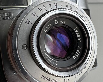 Zeiss Ikon Contessa Camera With Zeiss Tessar 2.8/50 Lens - Etsy Canada