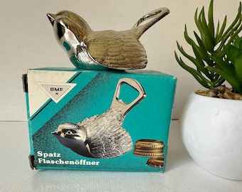 Vintage bottle opener &quot;Bird&quot; BMF Germany in original packaging