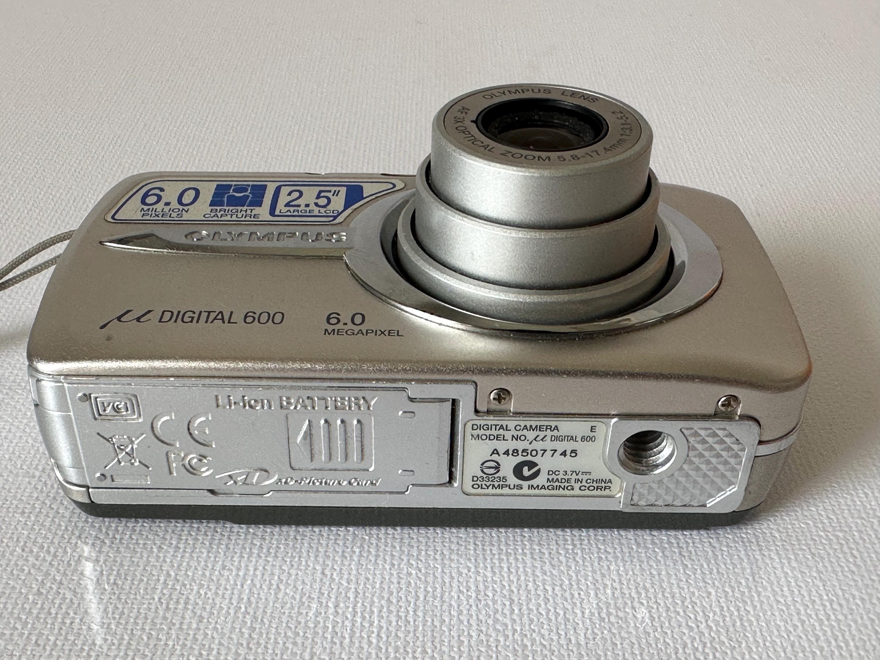 Compact Vintage Digital Camera Olympus M 600 6.0 MP - Etsy