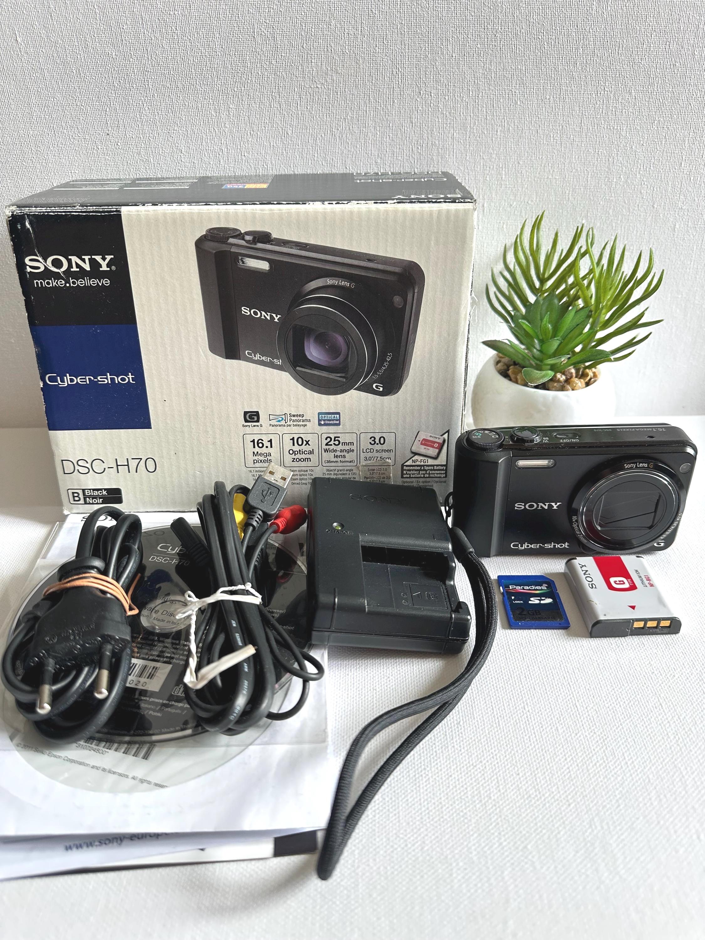 Digital Camera Sony Cyber-shot DSC- H70 16.1 MP - Etsy
