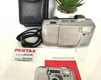 PENTAX ESPIO 120SW II Silver in Box Point & Shoot Film Camera From