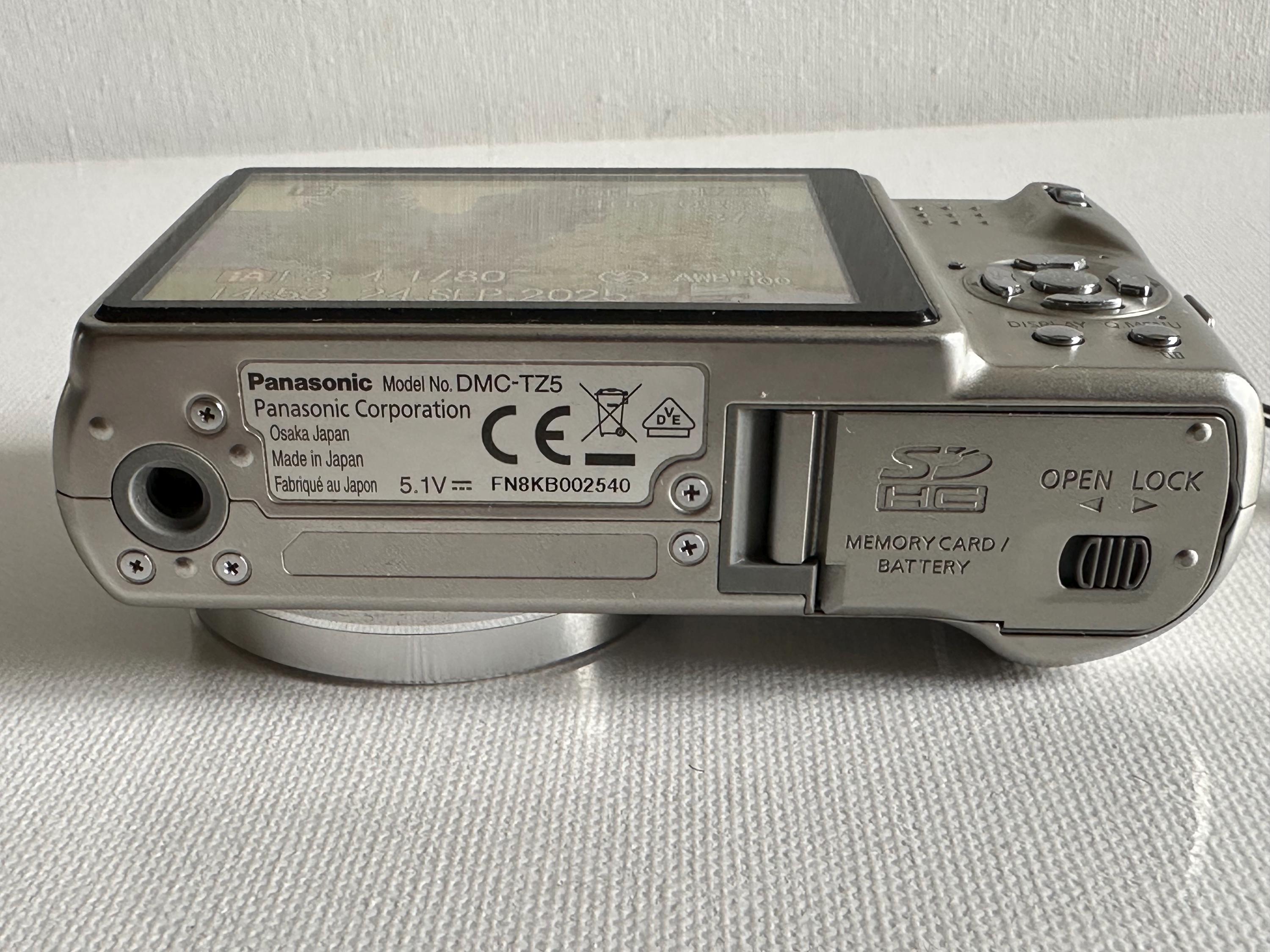 Digital Camera Panasonic Lumix DMC-TZ5 9.1 MP - Etsy