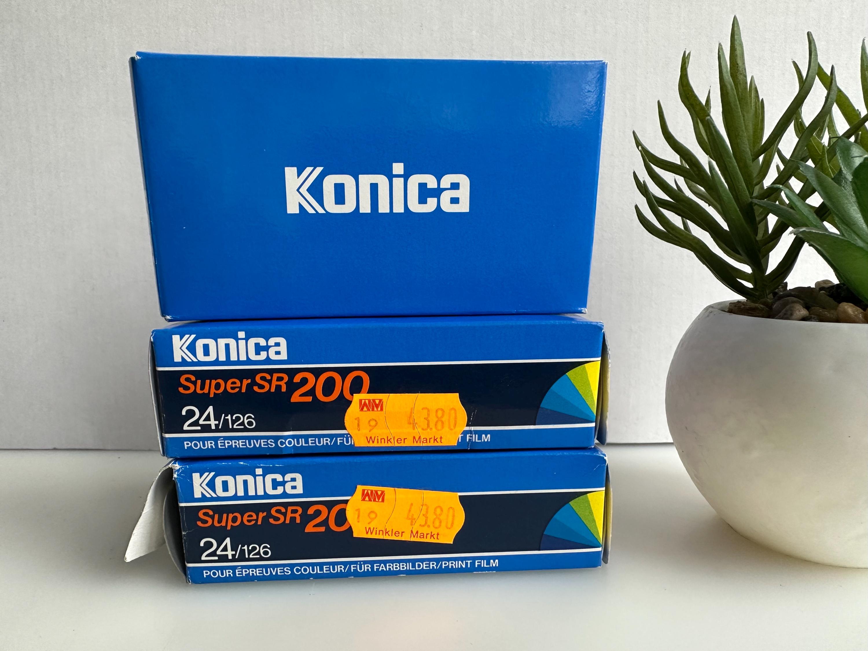 Konica Super SR 200 24/126 Camera Film Expired Film From 1994 - Etsy
