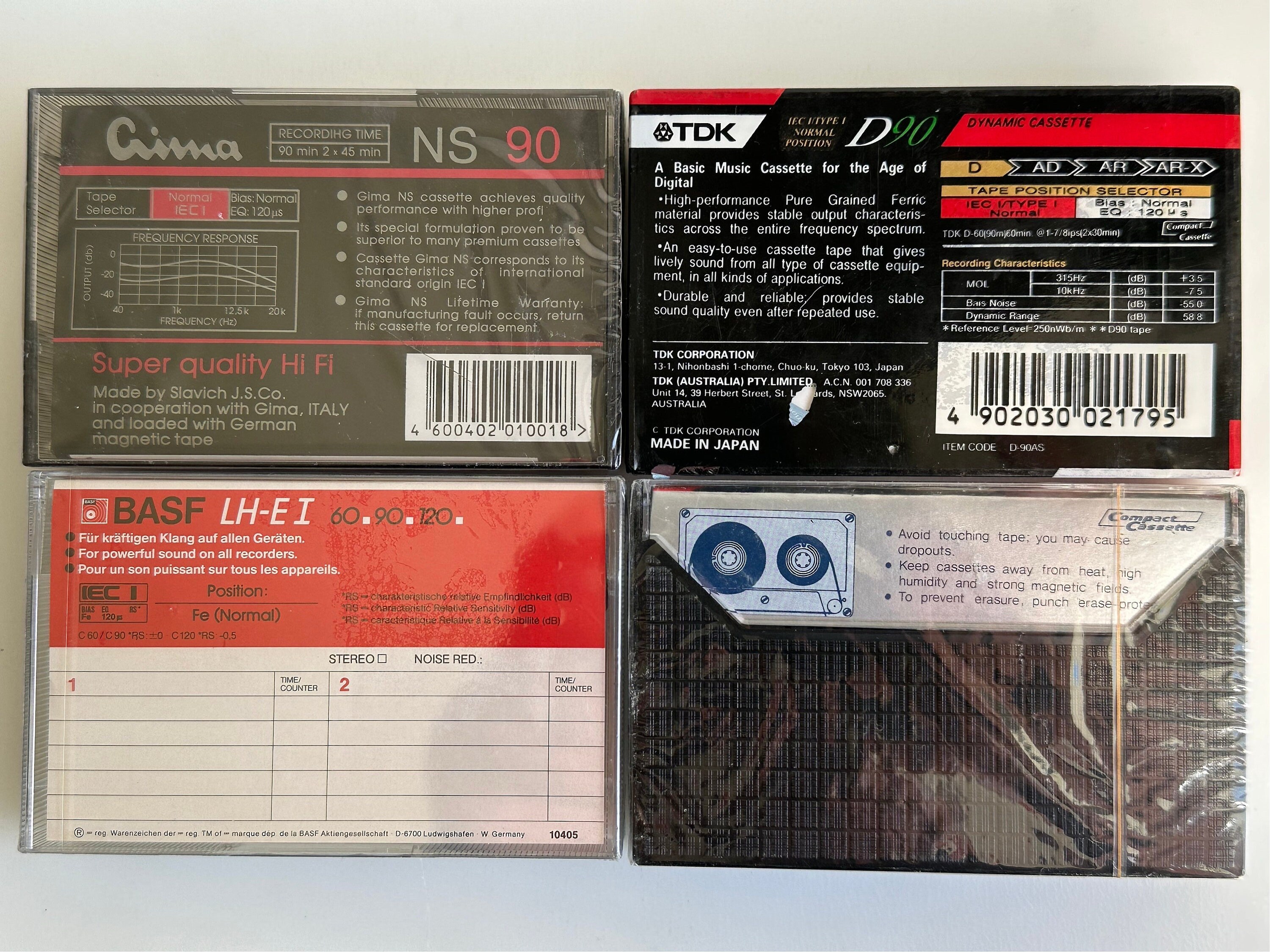 Cassette Audio Vierge KEEP SR-X 46 Vintage – NEUVE Scellée (46 Min, Corée)