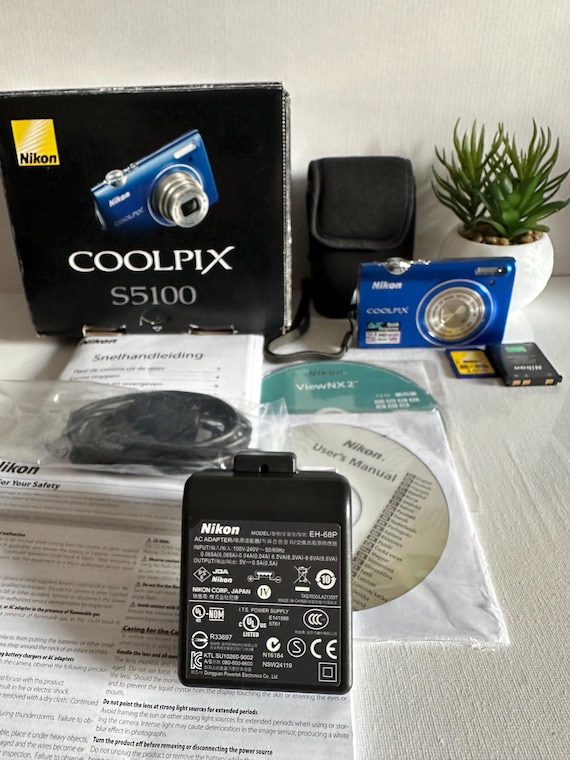 Digital Camera Nikon Coolpix S5100 12.2 MP - Etsy