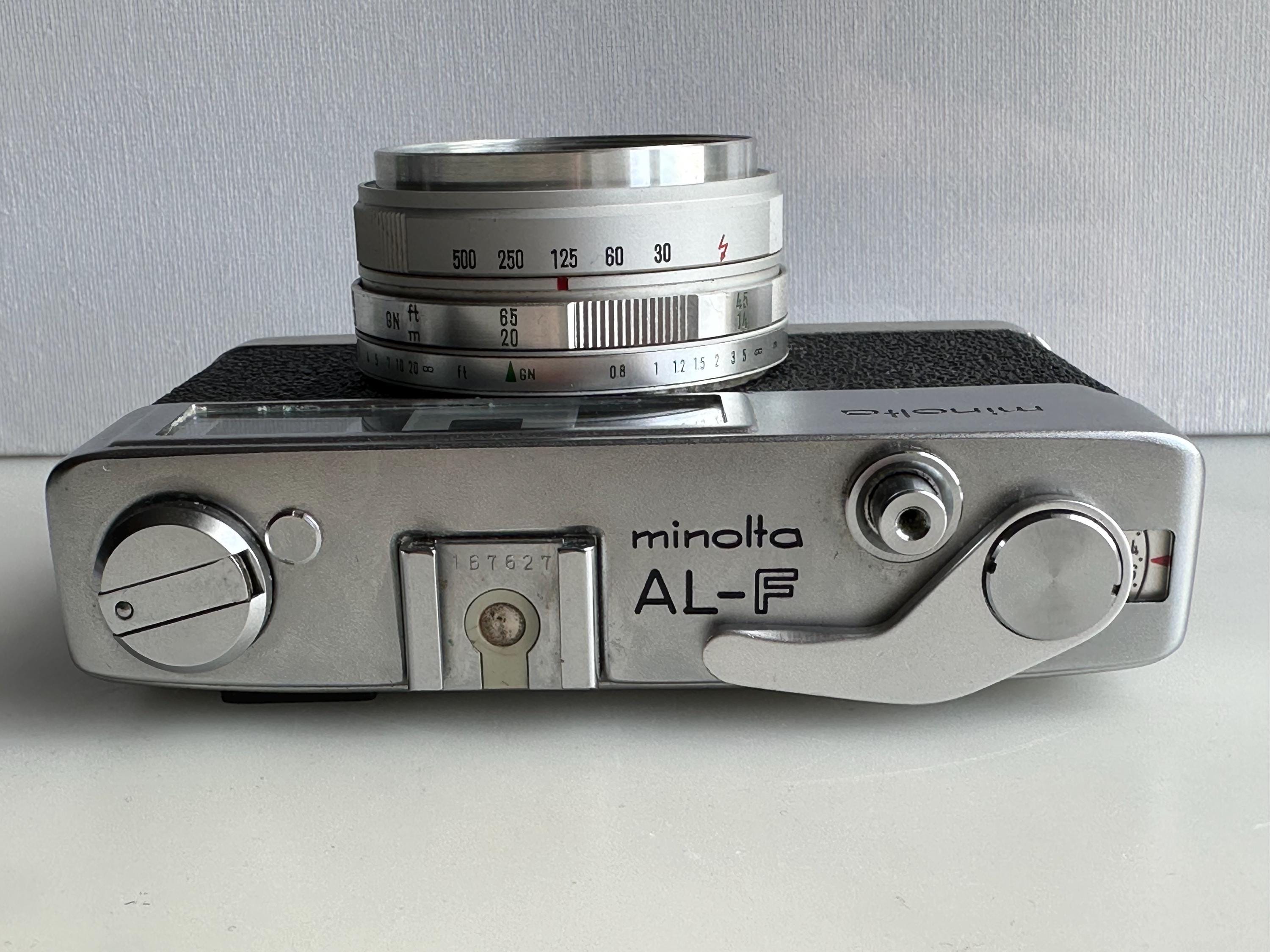 ミノルタ ＡＬ－Ｆ レンジファインダーカメラ ビンテージレンジファインダーカメラ ミノルタ AL-F、レンズ