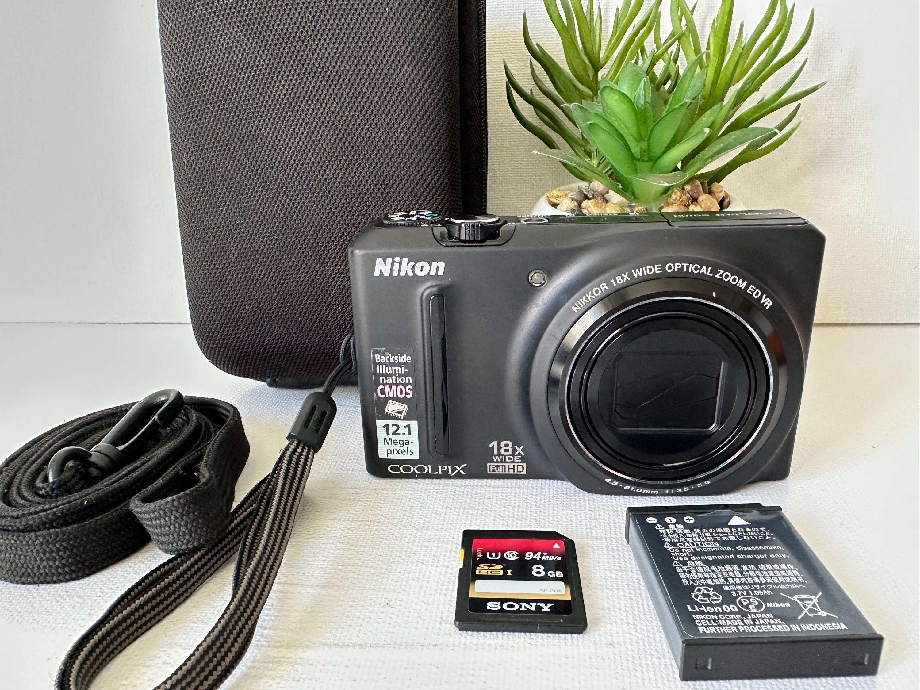 Digital Camera Nikon Coolpix S9100 12.1 MP - Etsy Israel