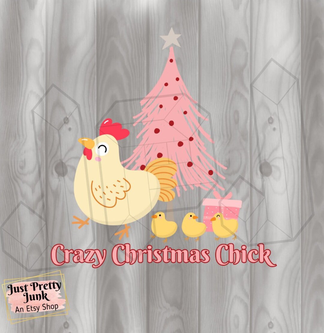 Christmas Chicken Svg Chicken Christmas Tree Svg Chicken Etsy