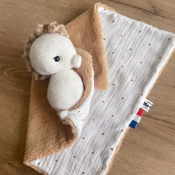 Doudou crochet hippocampe