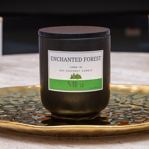 Soy Coconut Wax Candle – Natural Eco-Friendly | Clean Burning | Handmade Scented Candle | Vegan Aromatherapy Gift | Home fragrance. 10 oz