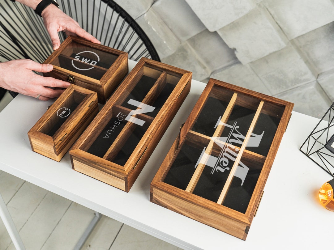 Sunglasses Collector Box, Solid Wood Sunglasses Display, Sunglasses