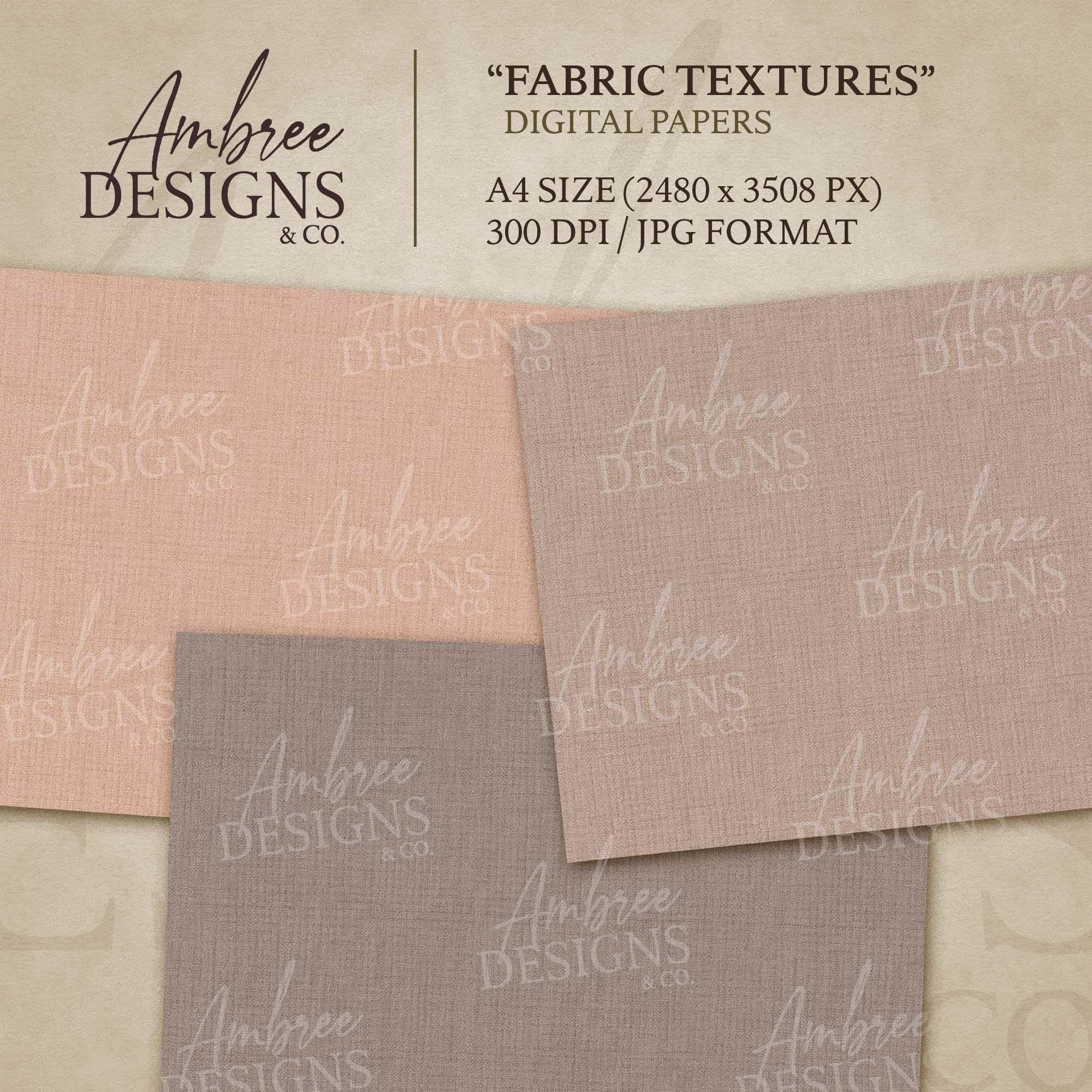 A4-size Fabric Textures Paper, Background Patterns, Classic Textile ...